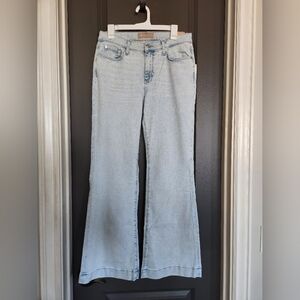 7 For All Mankind TAILORLESS LUXE VINTAGE DOJO Jeans Pants Flare Size 31